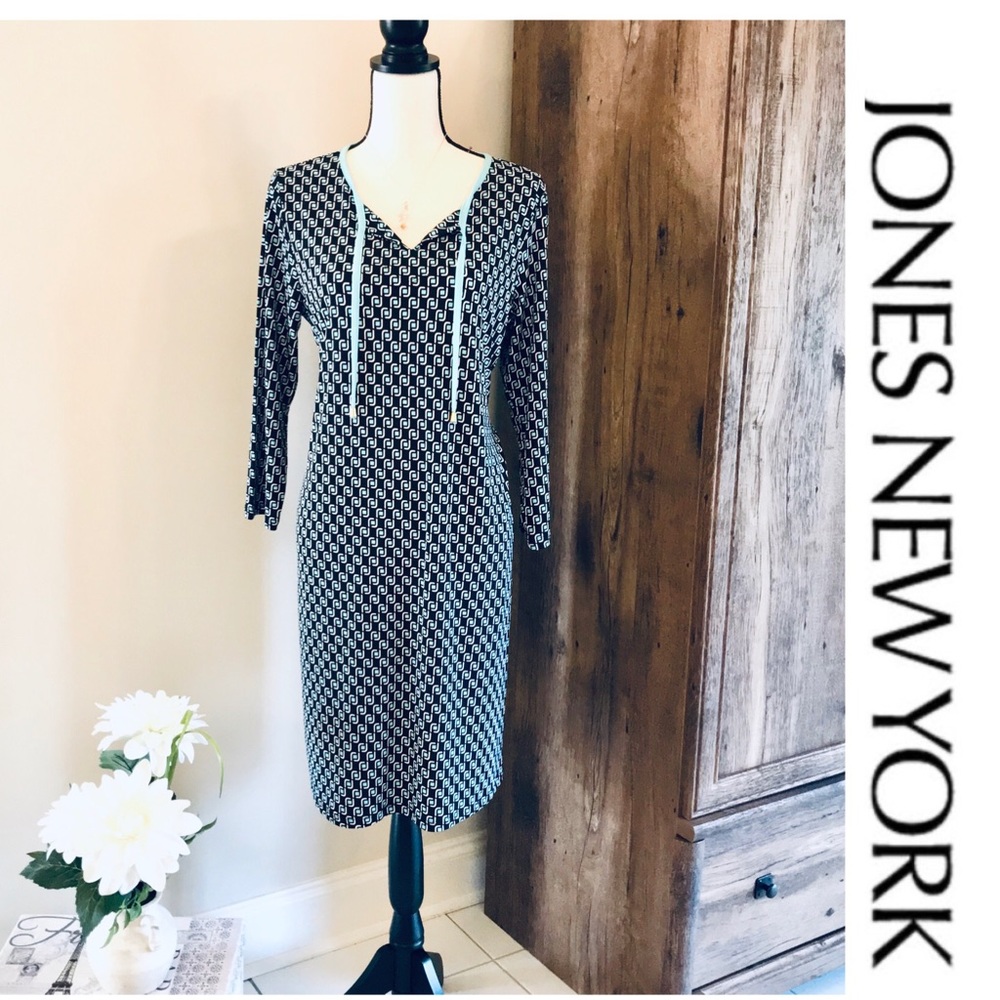 JONES NEW YORK SIGNATURE Midi BoHo Dress 👗